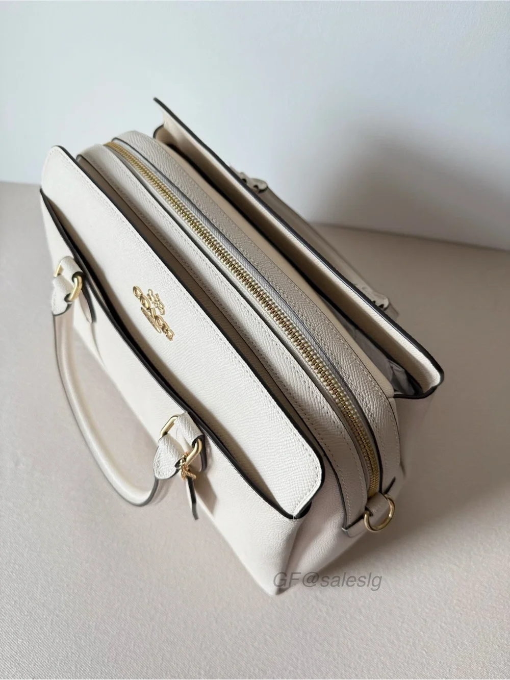 NWT Coach Darcie Carryall Handbag Crossbody Chalk White CH290 Multi Compartment